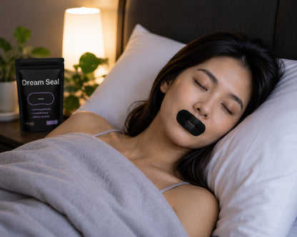 Dream Seal™ Premium Mouth Tape for Sleep – Gentle, Hypoallergenic Nasal Breathing Strips (30 Pack)